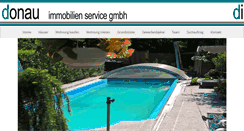 Desktop Screenshot of donau-immobilien.at
